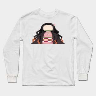 Nezuko From demon slayer anime Long Sleeve T-Shirt